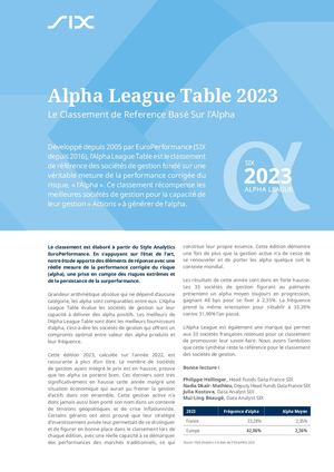 Méthodologie Alpha League Table Brochure Fr