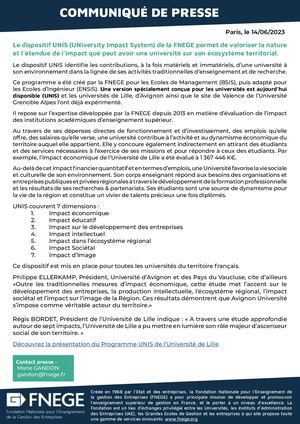 Communiqué De Presse Unis