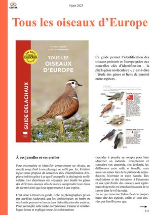 Tous Les Oiseaux D'europe