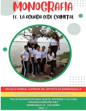 Monongrafia Sede Caimital