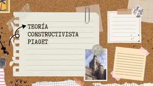 Teoría Constructivista Piaget