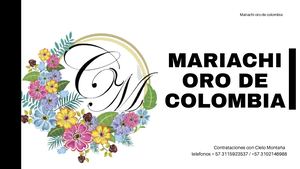 Mariachi Oro De Colombia Brochure