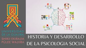 HISTORIA Y DESARROLLO DE LA PSICOLOGÍA SOCIAL