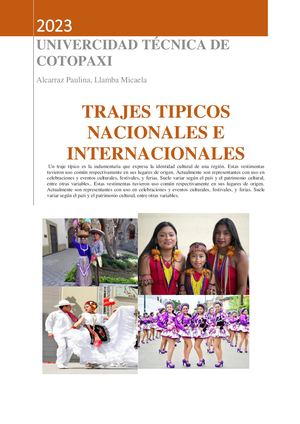 Trajes Tipicos