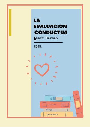 Evaluación Conductual