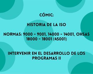 Cómic Normas Iso