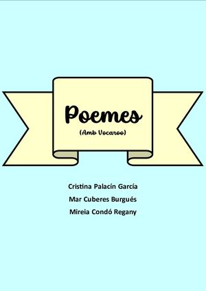 Poemes (Amb Vocaroo)