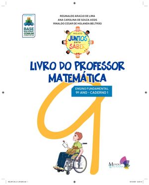 CADERNO 1 MAT PROFESSOR 9 ANO