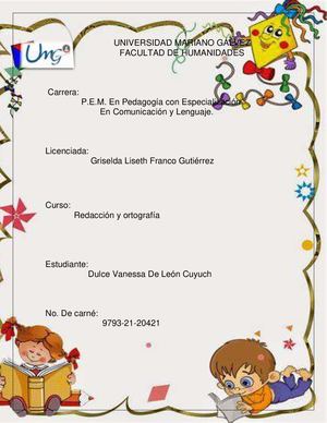 Proyecto Final De Redacción Dulce