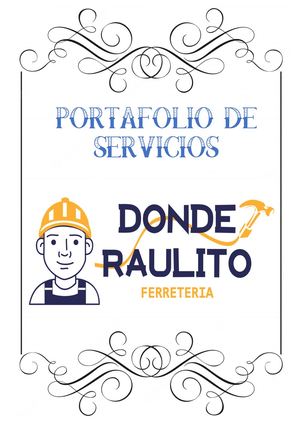 Portafolio De Servicios Ferreteria