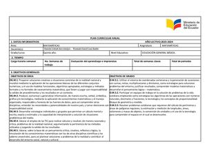 Planificación Curruclar Anual Docx