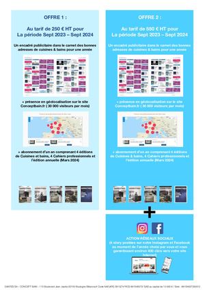 Offre Pack Annuel Prospection Cuisine 1