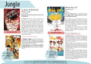 Programme Jungle Octobre-Novembre 2023