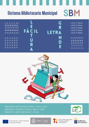 Colección de lectura fácil y letra grande, financiada por la Unión Europea-MRR2023