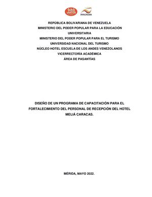 INFORME N°1681 PASANTIA ADMINISTRATIVA  TRABAJO DE GRADO 2022