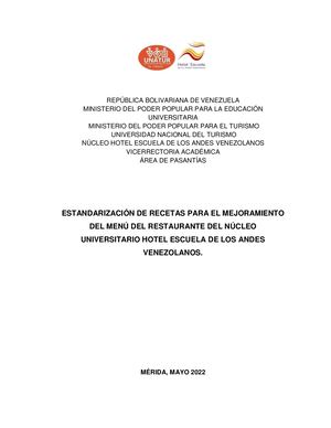 INFORME N°1690 PASANTIA ADMINISTRATIVA  TRABAJO DE GRADO 2022