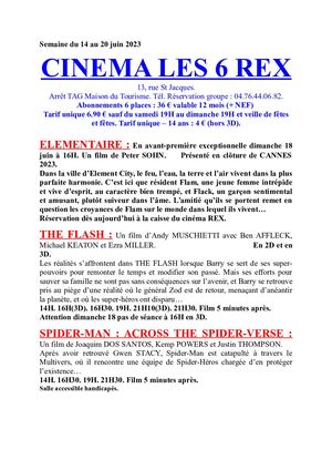 Programme LES 6 REX(32).