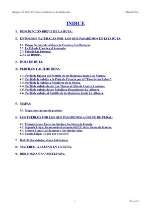 La Sierra Francia, Las Batuecas y Las Huerdes Altas