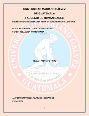 REDACCIÓN Y ORTOGRAFÍA