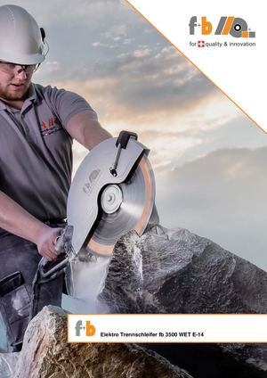 Elektro Trennschleifer fb 3500 Wet