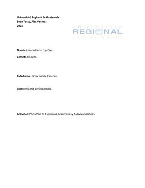 Portafolio Historia De Guatemala