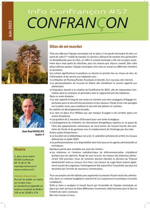 Info Confrancon n°57 Juin 2023