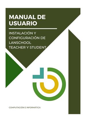 Manual De Usuario Lanschool