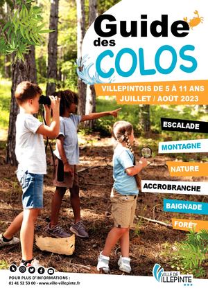 Guide des Colos Juillet-Août 2023