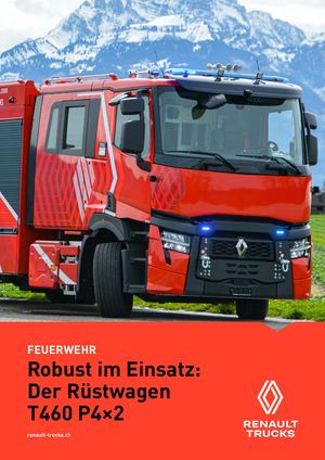 RT Feuerwehrprospekt Leaflet A4 DE Red