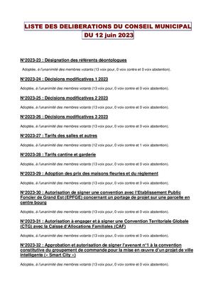 CM20230612 Deliberations