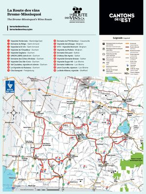 La Route des vins - Carte touristique 2023-2024