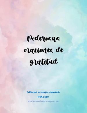 Poderosas Oraciones De Gratitud