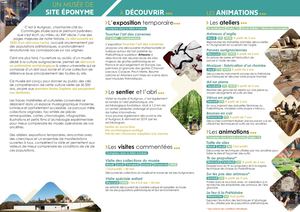 Programme Eté 2023 Musée De L'aurignacien Web