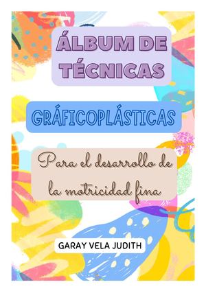 Álbum De Técnicas Gráficas Plásticas