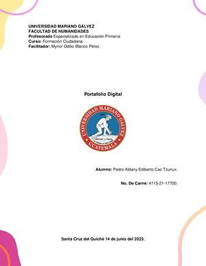 Proyecto Final - Formación Ciudadana