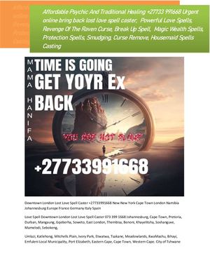 Downtown London Lost Love Spell Caster +27733991668 New New York Cape Town London
