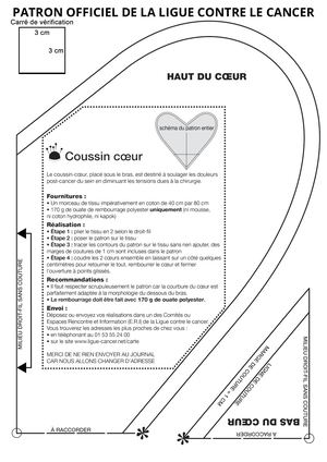 Tuto Coussin Coeur