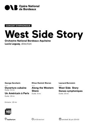 SYMPHONIQUE - West Side Story - VEN. 16 juin .23