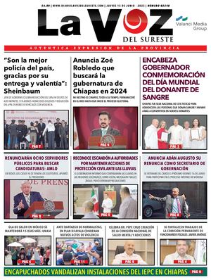La Vozdel Sureste 15 06 2023