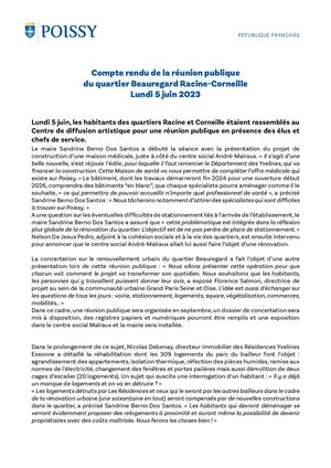 Compte Rendu Rp Beauregard - 05 juin 2023