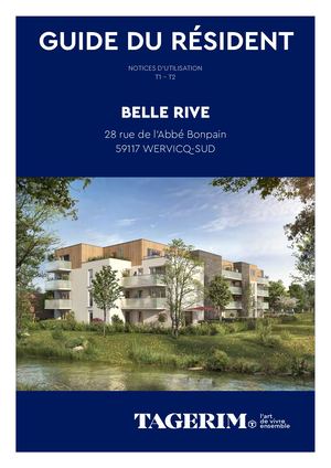 NOTICES D'UTILISATION T1 - T2 BELLE RIVE