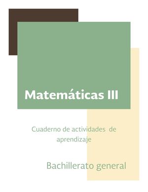 3 Matematicas Iii