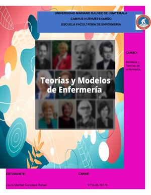 Modelos Y Teorias De Enfermería