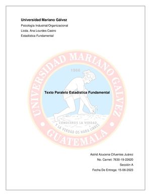 Trabajo Final De Estadística 5to Semestre