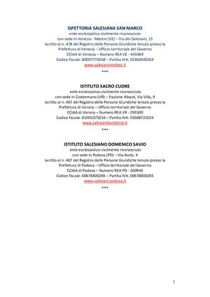 Progetto Di Fusione 2023