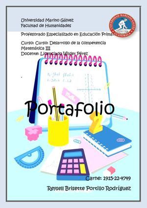 Portafolio Matematicas Reysell Portillo