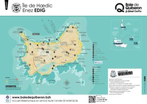 Carte de l'île de Hœdic
