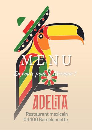 Menu Adelita Barcelonnette