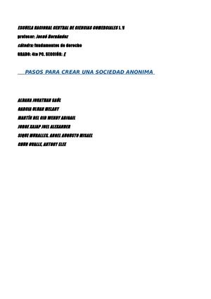 Trabajo En Grupo Sociedad Anonima