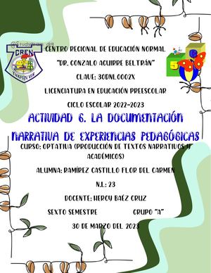 ACTIVIDAD 6. FLOR DEL CARMEN RAMIREZ CASTILLO